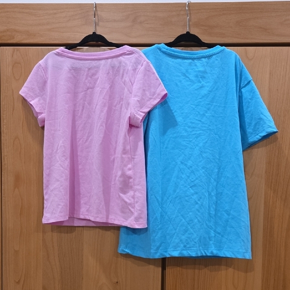 Disney Kids Short Sleeve Tees - Pink Stitch and Blue Princess Peach - Picture 4 of 4